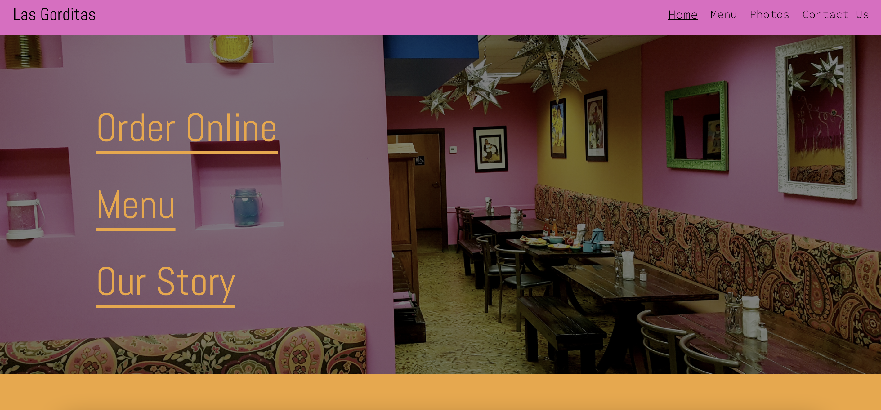 Las Gorditas Restaurant Website